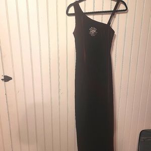 VERSACE JEANS COUTURE velvet dress with stretch!